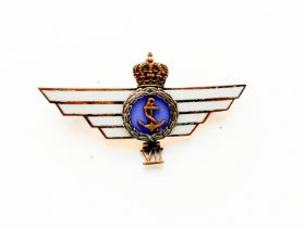 Kingdom of Romania - 7 Year Badge of the Hydroaviation Flotilla