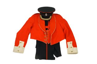 A 20th Century Uniform with jacket, trousers and cap