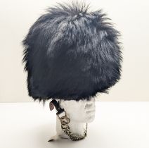Victorian Bearskin Guards Hat Marked VR 1885