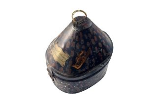 Yorks & Lancs Blue Cloth Helm in Tin