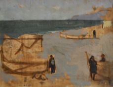 Leonardo Cremonini - Strand in Kalabrien, 1949