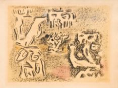 Willi Baumeister - Ohne Titel (mit dem Ungeheuer Chumbaba),1946