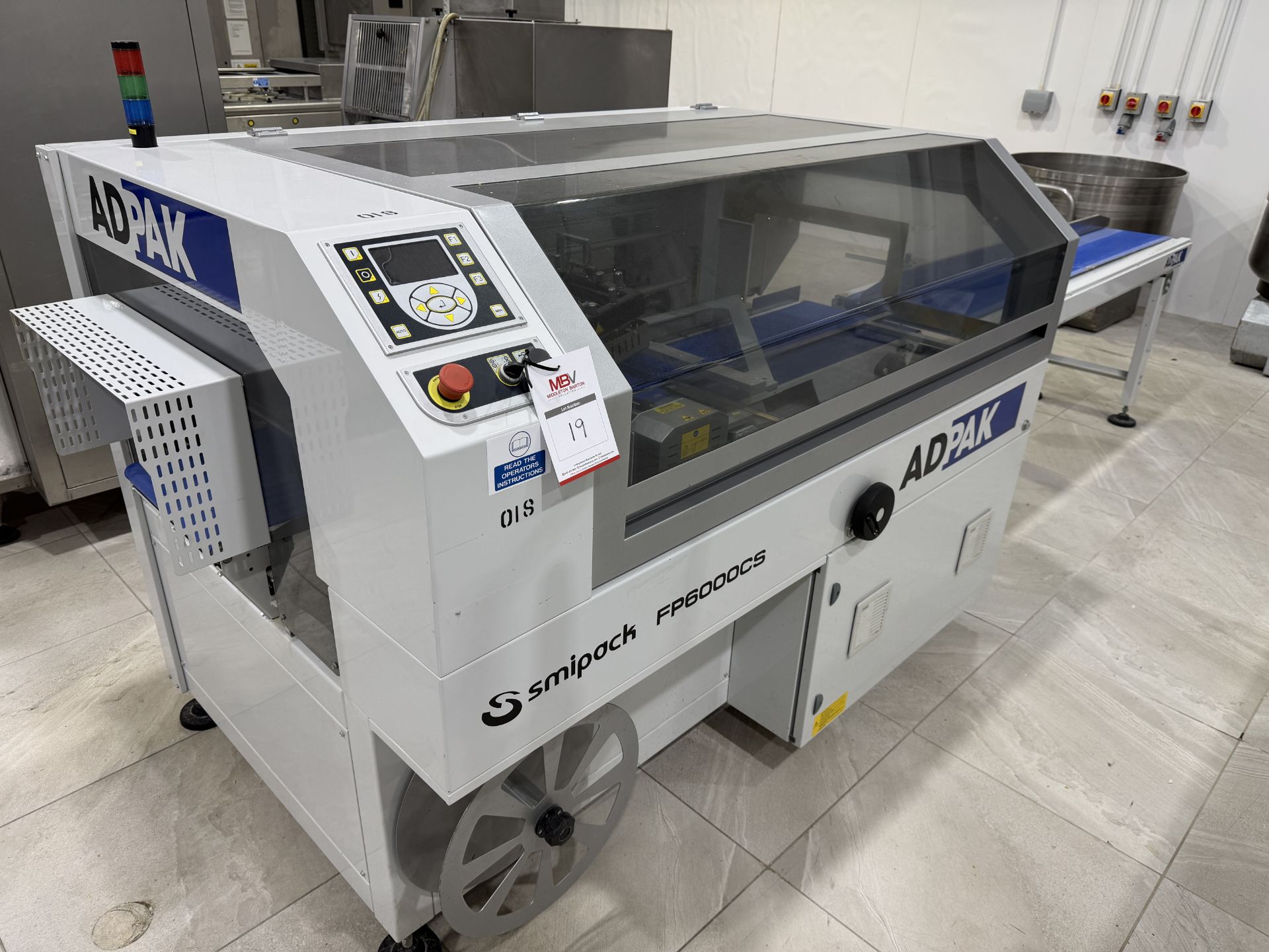 (2019) ADPAK smipack FP6000CS Shrink Wrapping Tunnel (Serial Number ...