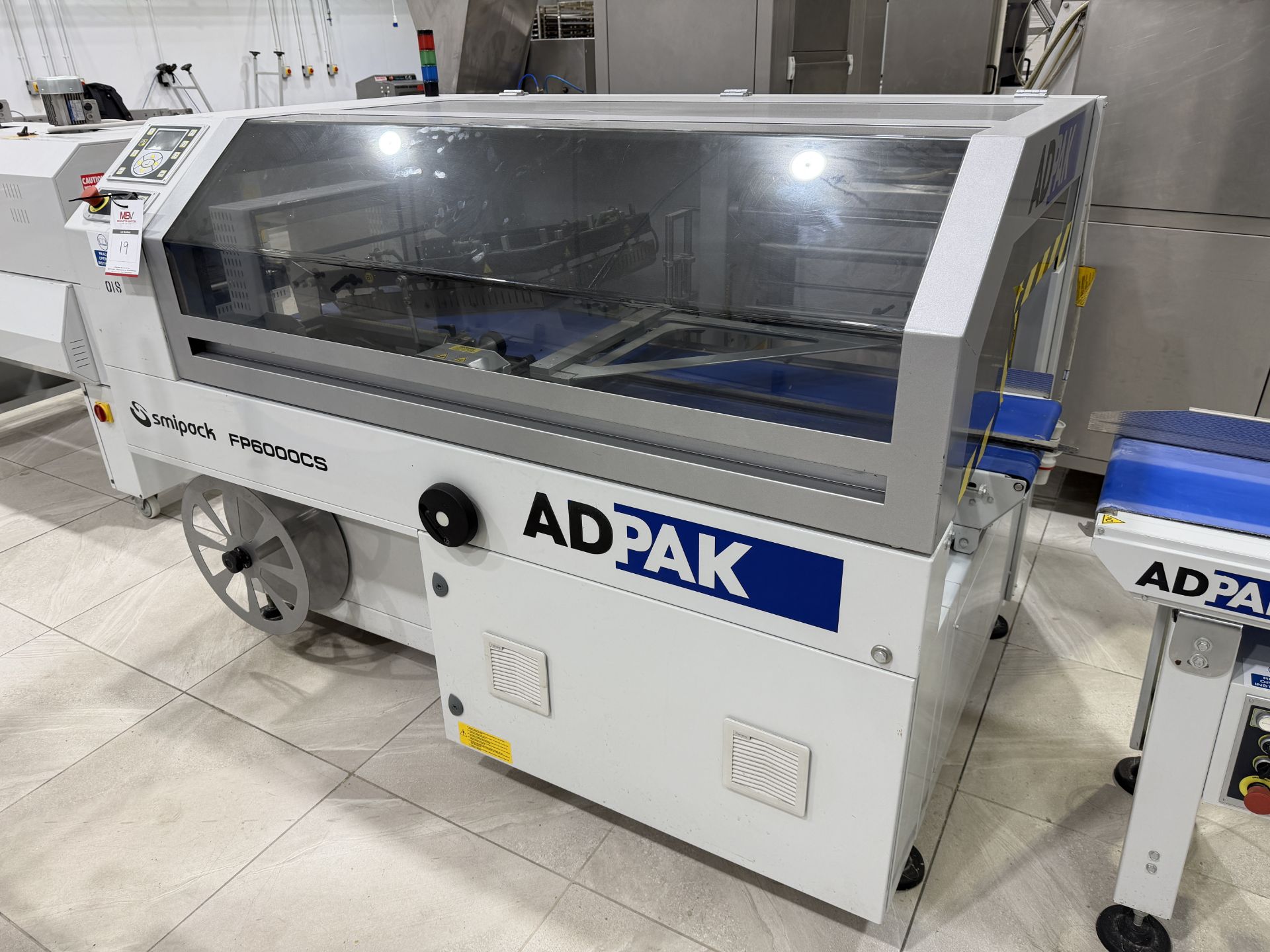 (2019) ADPAK smipack FP6000CS Shrink Wrapping Tunnel (Serial Number ...