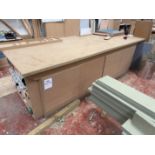 3 x Large MDF Worktables (contents not included)