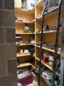 Contents of Workshop Room Including Spair Materials and Timber Boards