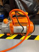 BAC BA-1 1 Stage Vacuum Pump with Pressurised Vessel