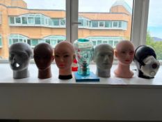7 x Various Test Dummy Heads