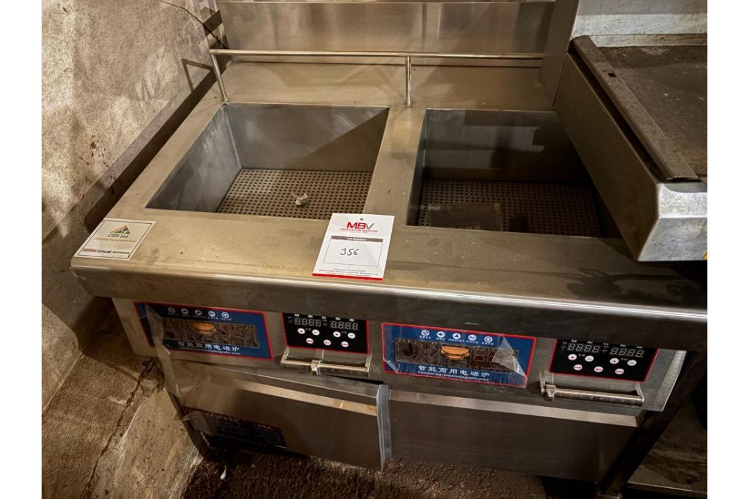 Double Well Induction Soup/Noodle Cooker (Electromagnetic Cooking Range)