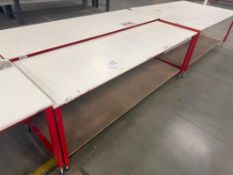 4 x Height Adjustable Work Benches