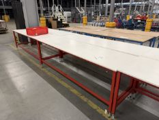4 x Height Adjustable Work Benches