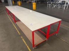 6 x Height Adjustable Work Benches