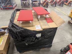 Pallet of new 4 wheel dollies