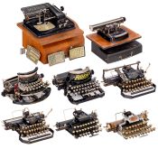 8 mechanische Schreibmaschinen