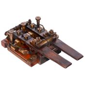 Zweifach-Telegraphentaster der GPO, um 1850