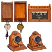 Komplette Haustelephonanlage von Mildé, um 1900