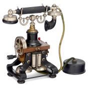 Skelett-Telephon von L.M. Ericsson, Modell AC 110, um 1900