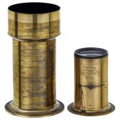 2 große Voigtländer-Optiken, um 1863
