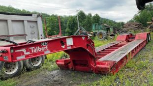 2017 Talbert Lowboy Trailer