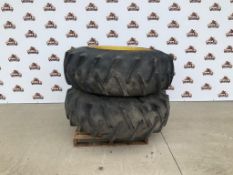 (2) Agricultural Tractor Tires on Rims