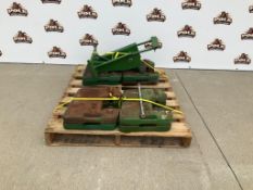8 Suitcase Weights with Mounting Bracket and Retaining Rod