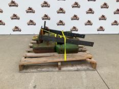 8 John Deere 45 KG Suitcase Weights & 1 Mounting Bracket