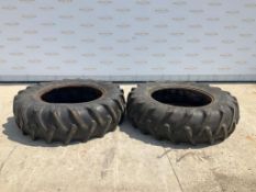 (2) CO-OP 18.4-34 Agricultural Tractor Tires