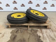(2) 5.50-16 Tractor Tires on Rims