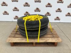 Set of 4 John Deere 12-Spoke Wheels with Uniroyal Tires