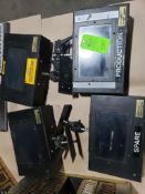 Qty 4 - Equipx Integrated Personal Display Model PD75 Industrial Monitors