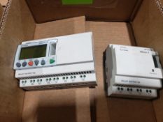 Qty 2 - Crouzet Millenium 3 Logic Controllers CD20 and CB12