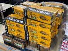 1 Pallet (12 cases) stanley bostich 3" 21 degree full head framing nail (4000 count) and (3) an924