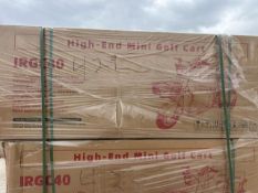 New Unused 2025 High End Mini Golf Cart IRGC40