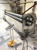 2006, Akyapak Three Roll Plate Bending Machine, Model: ASM-6 1703073.