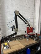 Dumeta Pneumatic Tread D-JS-16A Tapping Machine with Flexible Working Arm, Tap Range M3 to M12, with