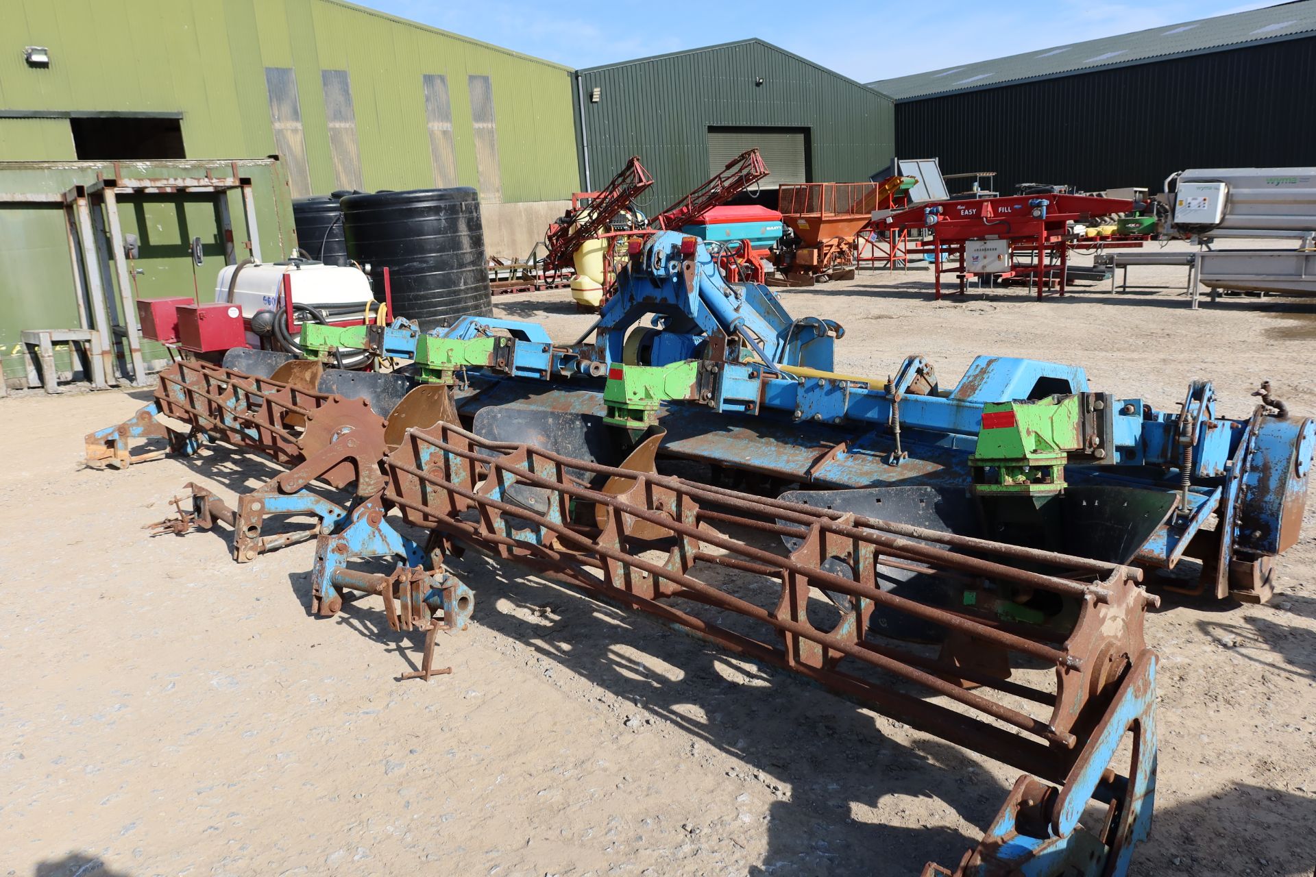 2012, Standen Rotavator triple bed, type: R1400 240 with 4 x deep convex body soil ridgers, 6.8m ( - Image 8 of 10