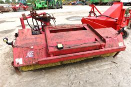 Jones Engineering yard brush sweeper.