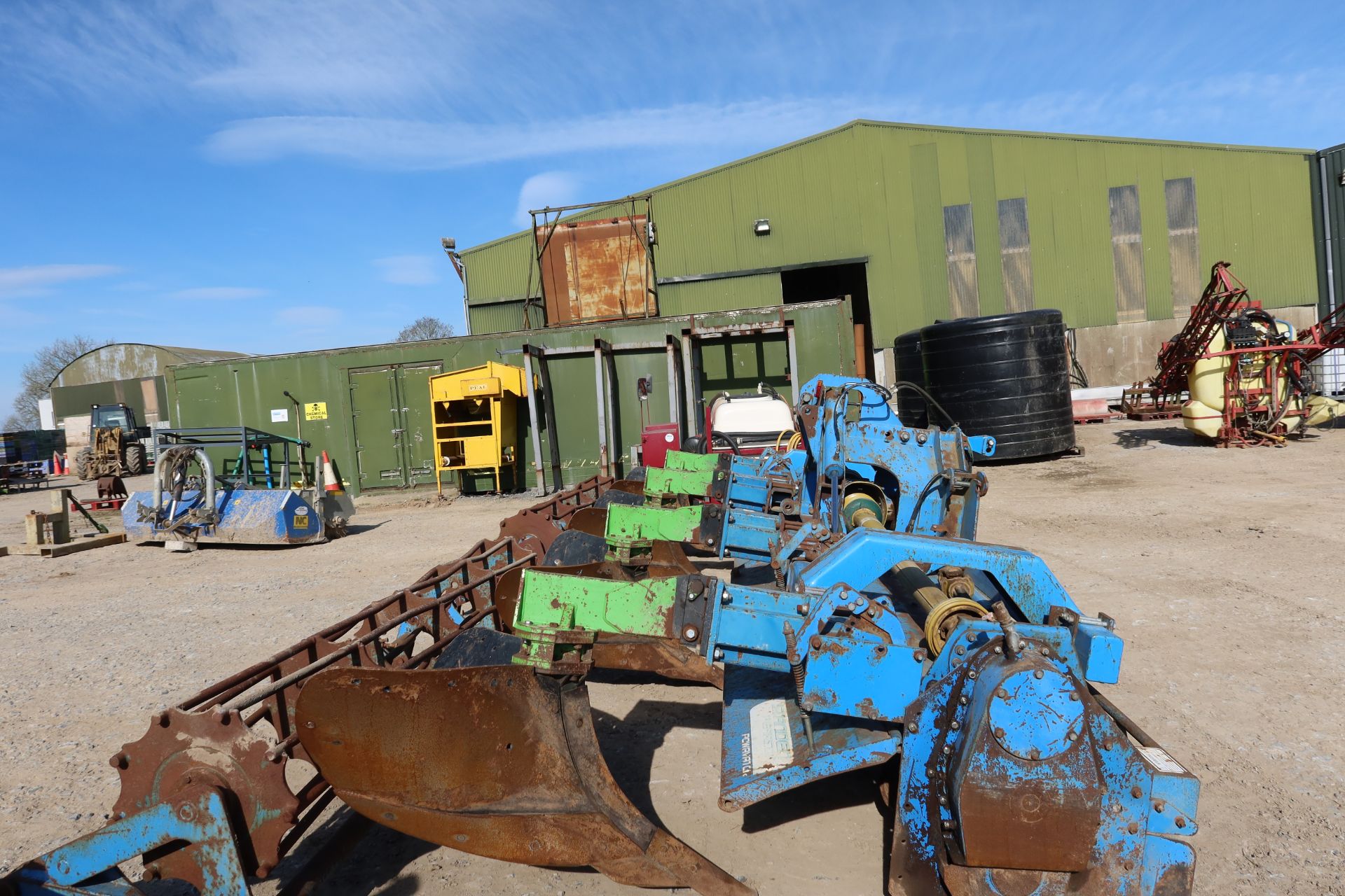 2012, Standen Rotavator triple bed, type: R1400 240 with 4 x deep convex body soil ridgers, 6.8m ( - Image 5 of 10