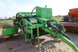 2013, Jones Engineering Straw Remover, with side exit conveyor, integrated straw chopper side to