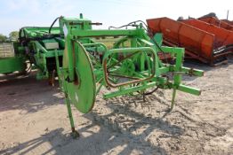 2013, Jones Engineering Poly Remover, 3 point linkage, hydraulic dual intake.