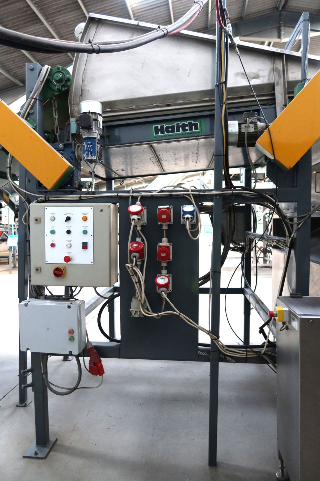 Haith Rise and Fall Even Flow Hopper with Sensors, Controls on Metal Stand. This lot is subject to - Image 2 of 5