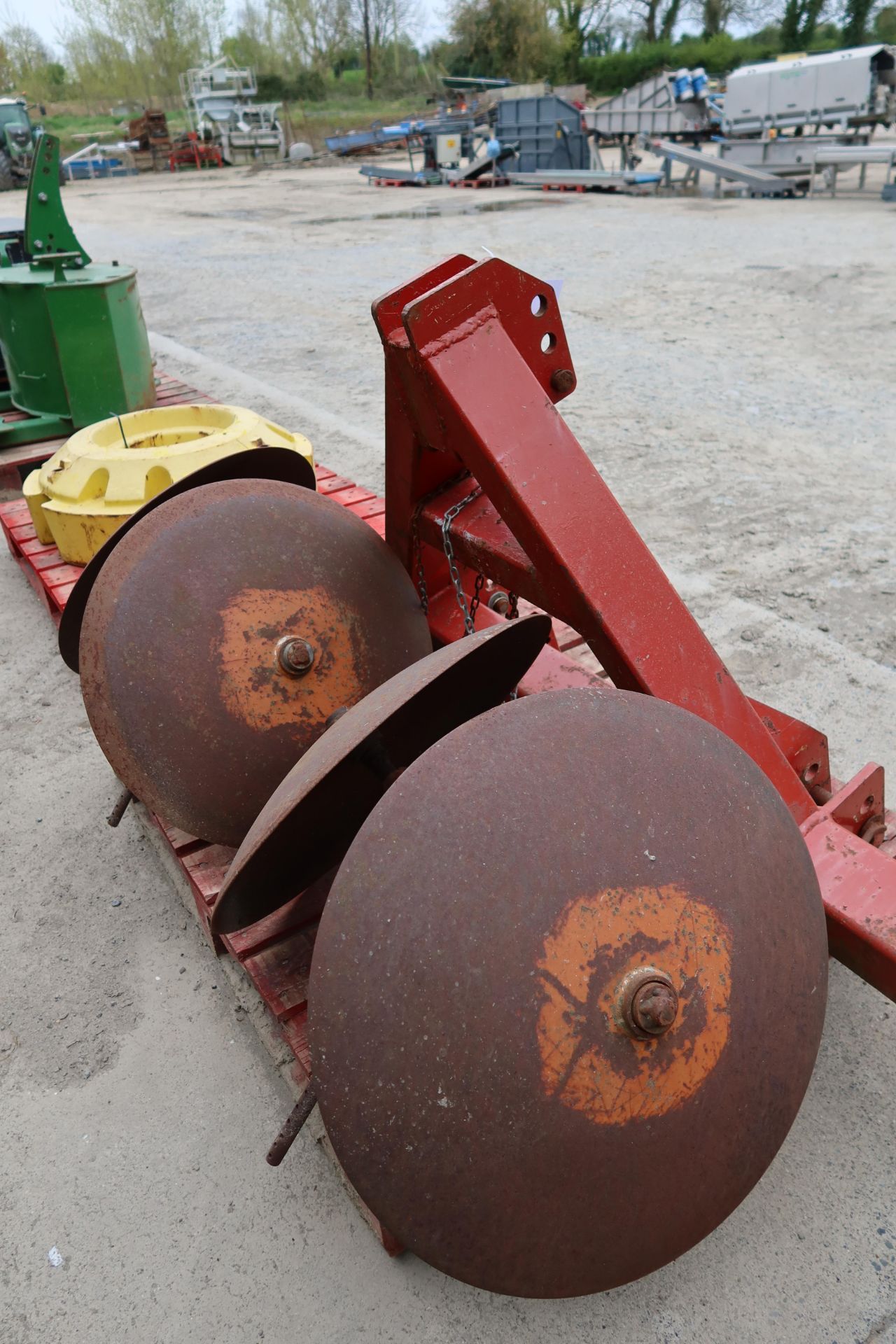 Metal disc hoeing ridger / cultivator, 3 point linkage. - Image 2 of 2