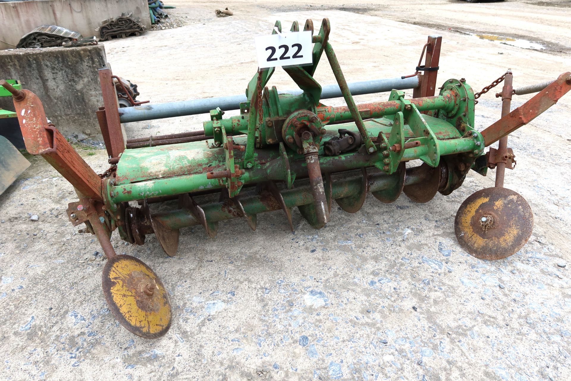 Drill top auger. Selectatilth auger with crumbler.