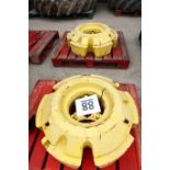 2 x John Deere supplied wheel weights. Off 6,230r JD