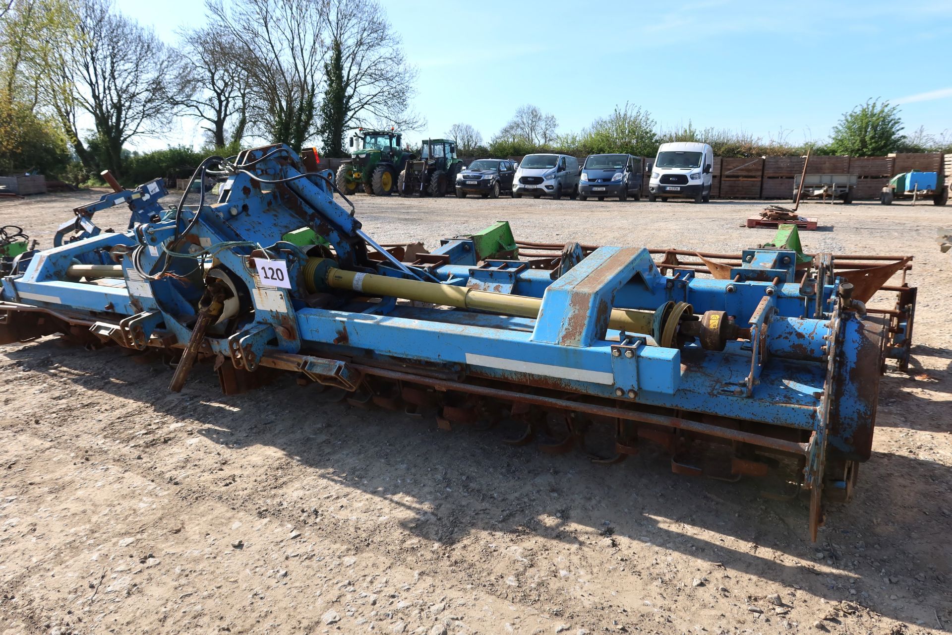2012, Standen Rotavator triple bed, type: R1400 240 with 4 x deep convex body soil ridgers, 6.8m ( - Image 2 of 10