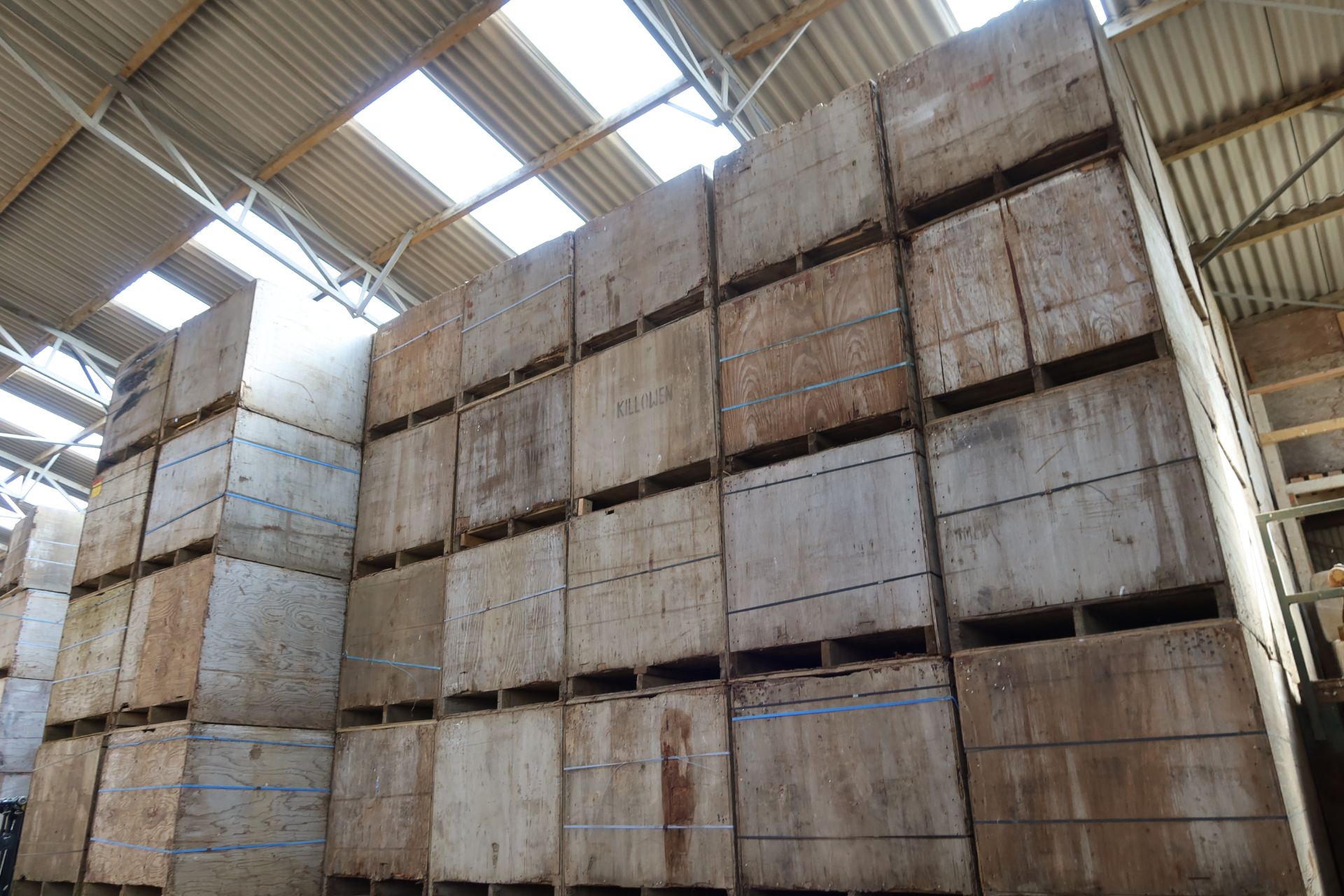 60 x Wood Onion and Bulb Drying / Storage Boxes, 4' x 4' x 4', ventilated floor, suitable for - Image 3 of 5
