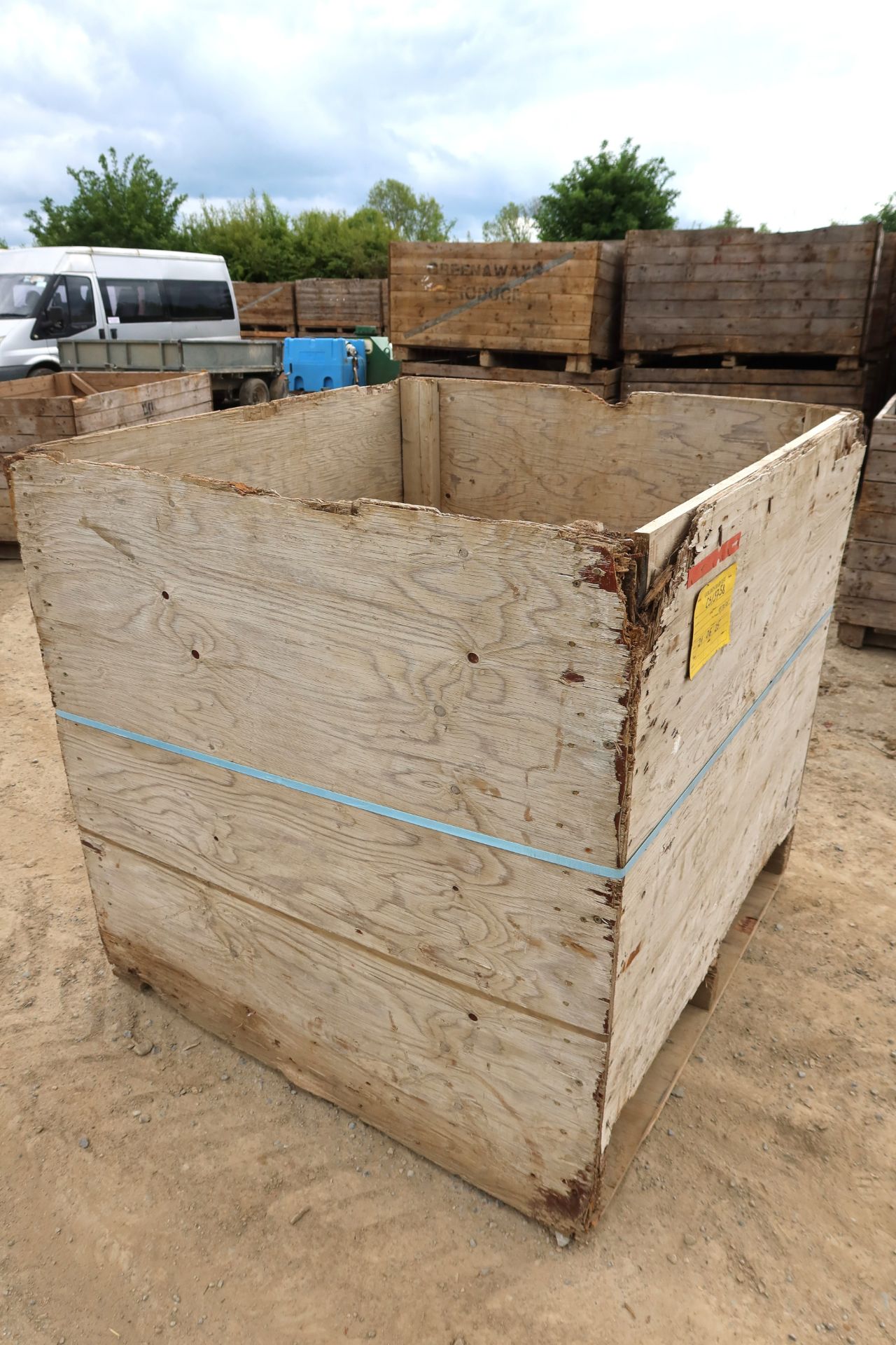60 x Wood Onion and Bulb Drying / Storage Boxes, 4' x 4' x 4', ventilated floor, suitable for - Image 5 of 5