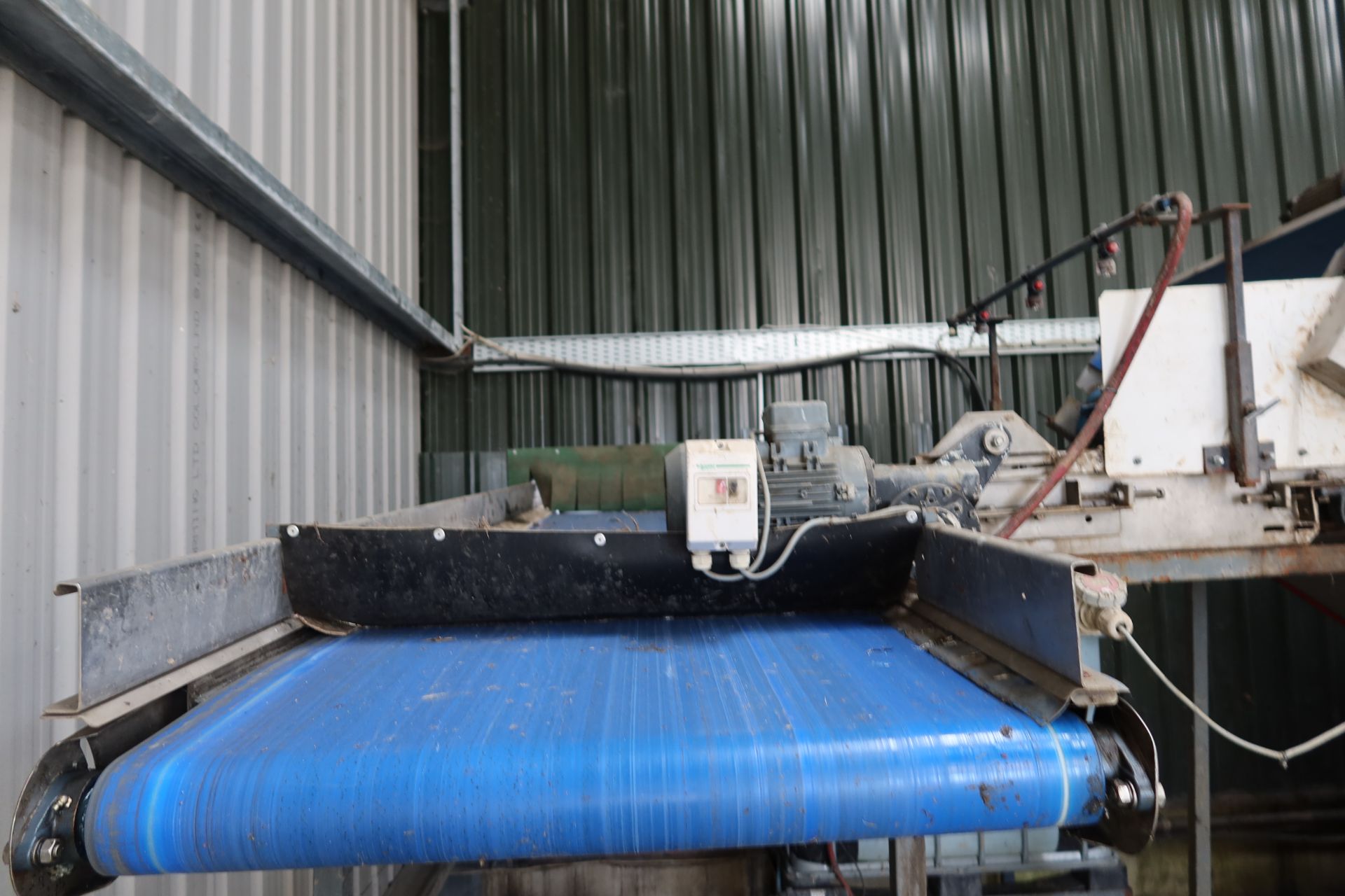 Tong Peal Hydro Cooler for fruit and vegetables, with wide belt web conveyor, 2014, DC s/steel - Image 11 of 14