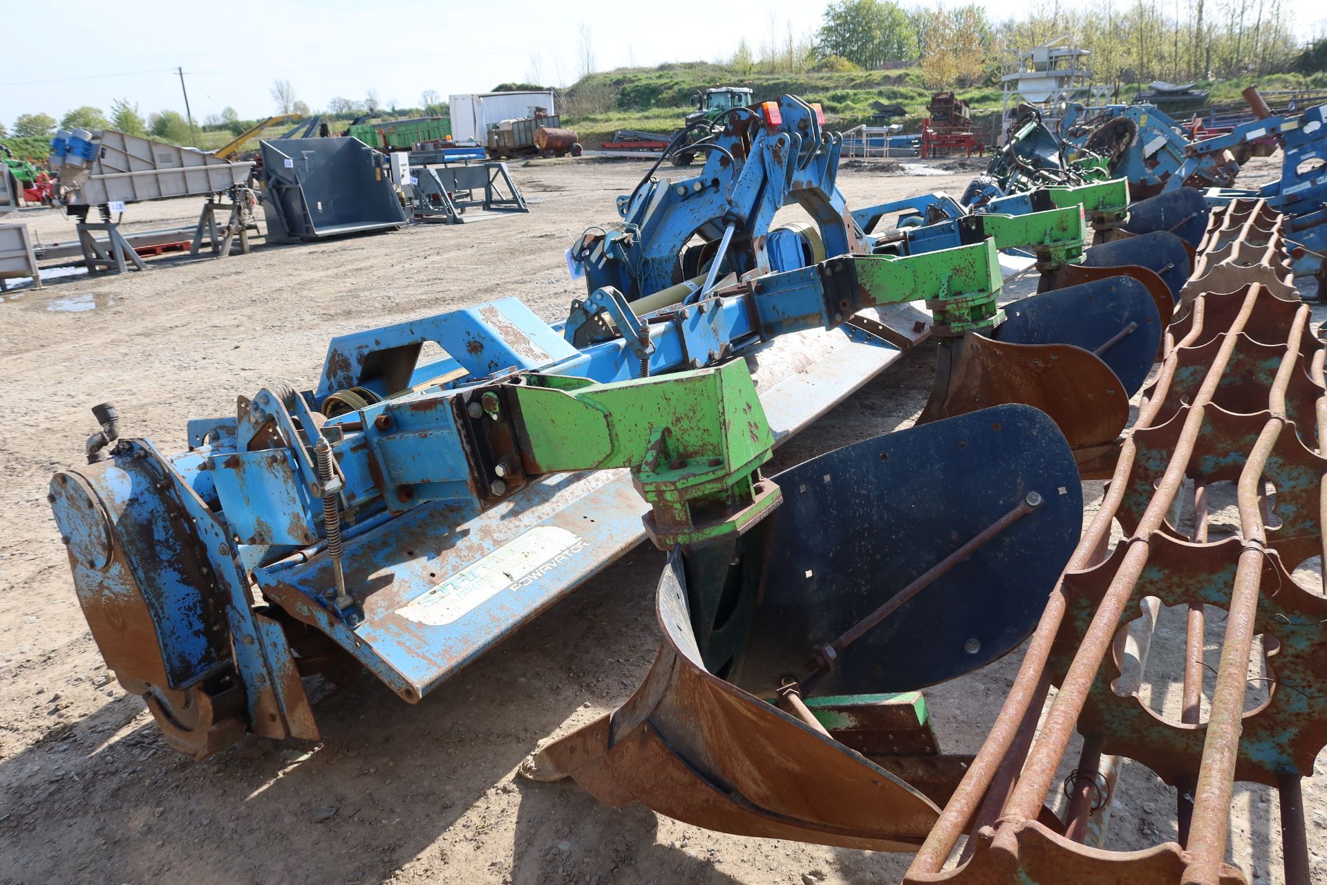 2012, Standen Rotavator triple bed, type: R1400 240 with 4 x deep convex body soil ridgers, 6.8m ( - Image 7 of 10