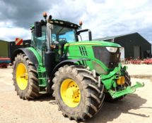2019, John Deere 6175R CVT power command pro drive and control joystick, 4 wheel drive, front 3